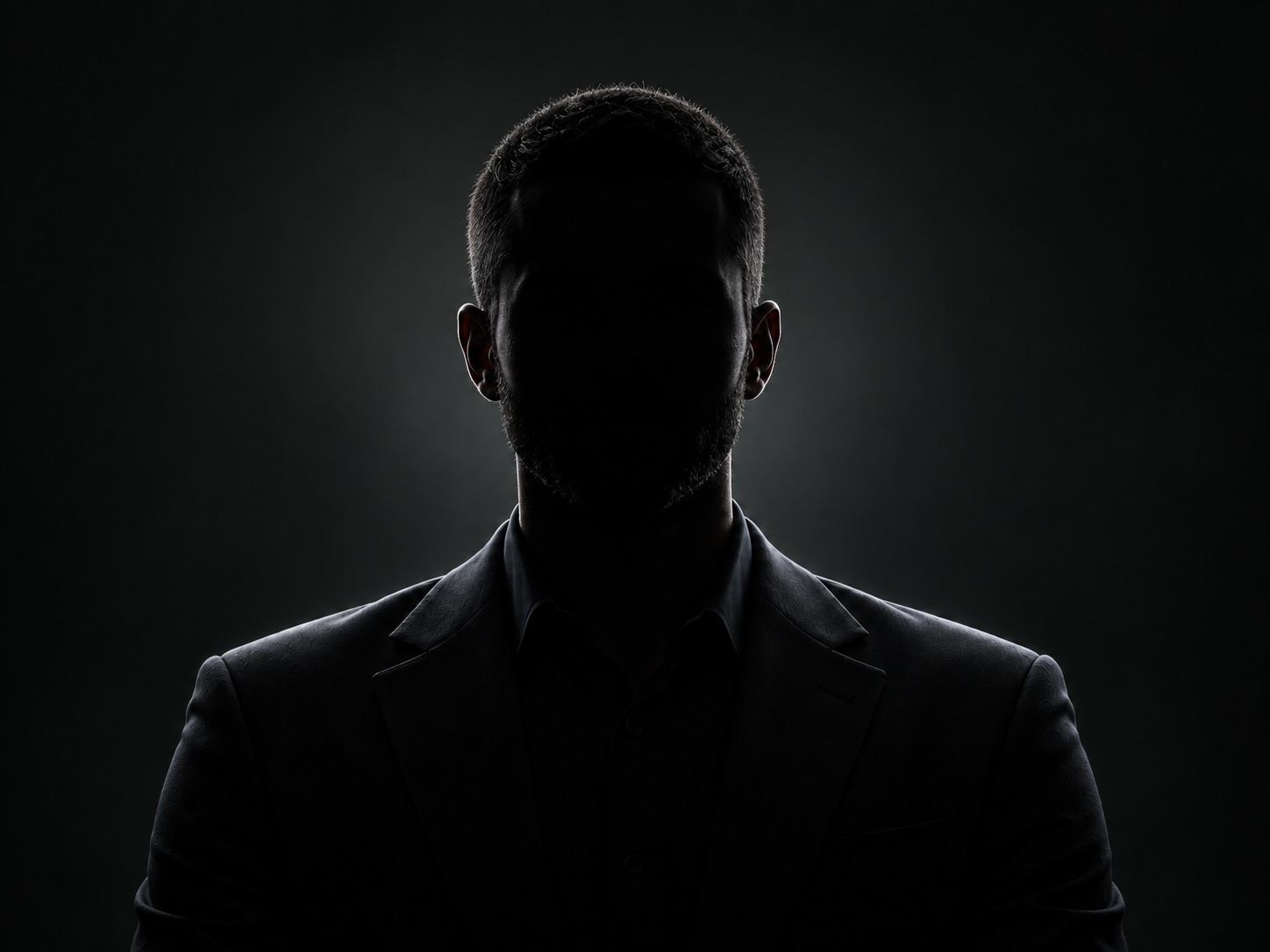Anonymous silhouette of the builder