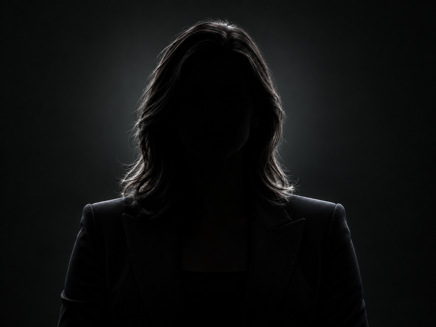 Anonymous silhouette of the economist